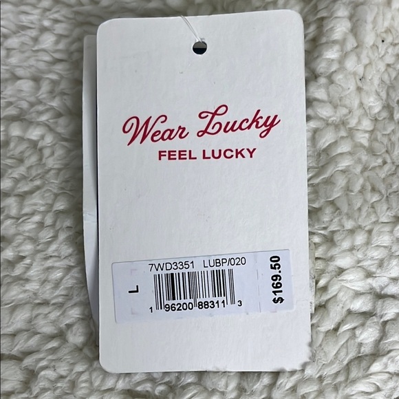 Lucky Brand Sherpa lined snap button side pockets flannel plaid shirt jacket - Picture 6 of 16